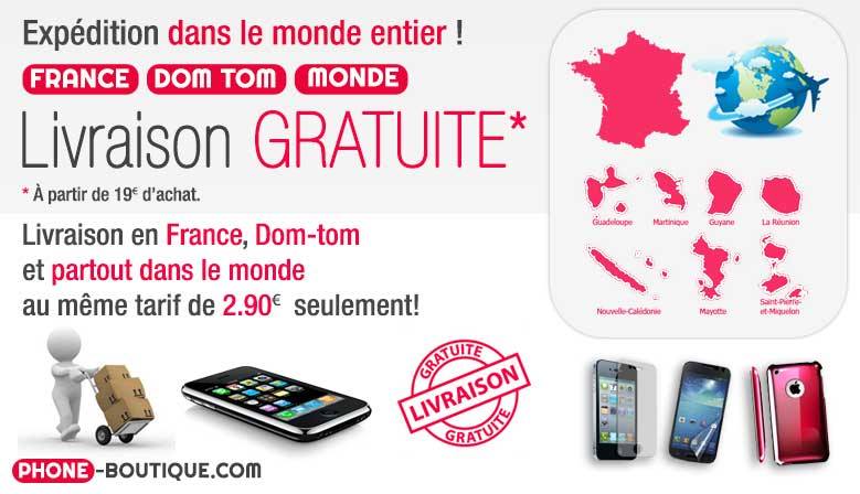 Livraison coques iphone samsung nokia sony