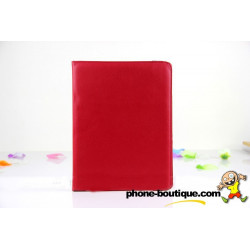 Etui en cuir 360 rouge pour IPAD 2 et 3