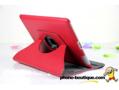 Etui en cuir 360 rouge pour IPAD 2 et 3