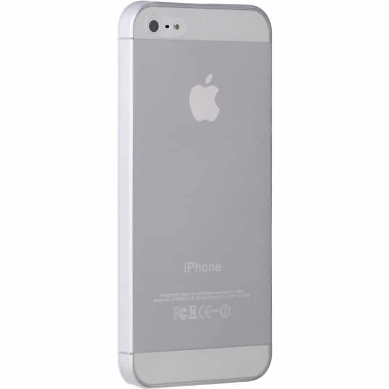 Coque CRYSTAL blanche pour iPhone 5 5S SE