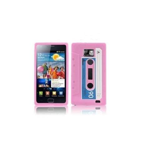 Coque K7 rose pour samsung galaxy S2