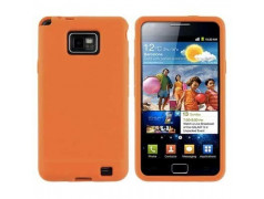 Coque CRYSTAL orange pour samsung galaxy S2