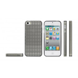 Coque DAMIER grise pour iPhone 5