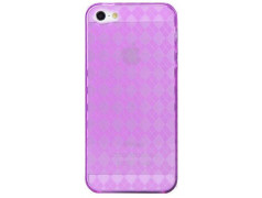 Coque DAMIER rose pour iPhone 5