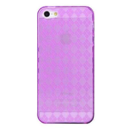 Coque DAMIER rose pour iPhone 5