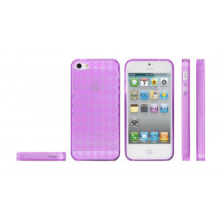 Coque DAMIER rose pour iPhone 5