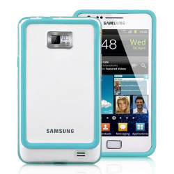 Bumper LUXE2 bleu pour SAMSUNG GALAXY S2