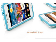 Bumper LUXE2 bleu pour SAMSUNG GALAXY S2