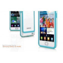 Bumper LUXE2 bleu pour SAMSUNG GALAXY S2