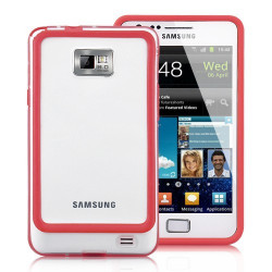 Bumper LUXE2 rouge pour SAMSUNG GALAXY S2