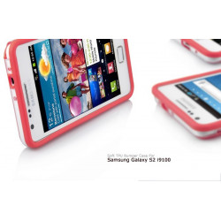 Bumper LUXE2 rouge pour SAMSUNG GALAXY S2