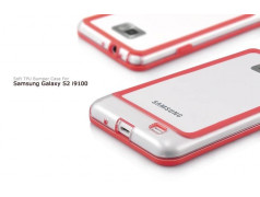 Bumper LUXE2 rouge pour SAMSUNG GALAXY S2