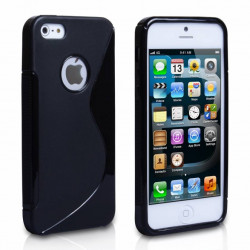 Coque S-LINE noire pour iPhone 5