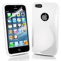 Coque S-LINE blanche pour iPhone 5