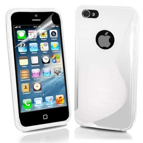 Coque S-LINE blanche pour iPhone 5