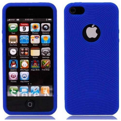 Coque CIRCLE bleue pour iPhone 5