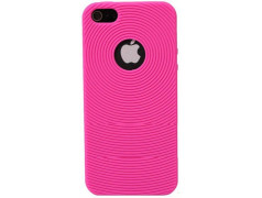 Coque CIRCLE rose pour iPhone 5