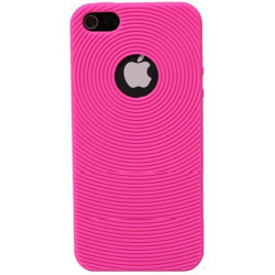 Coque CIRCLE rose pour iPhone 5