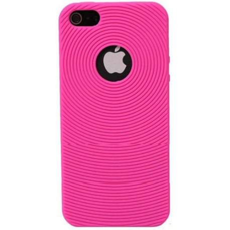 Coque CIRCLE rose pour iPhone 5