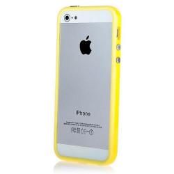 BUMPER LUXE jaune pour iPhone 5