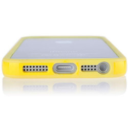 BUMPER LUXE jaune pour iPhone 5