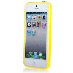 BUMPER LUXE jaune pour iPhone 5