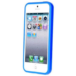 BUMPER LUXE bleu pour iPhone 5