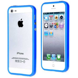 BUMPER LUXE bleu pour iPhone 5