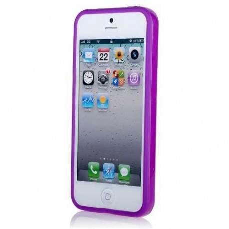 BUMPER LUXE mauve pour iPhone 5