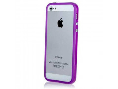 BUMPER LUXE mauve pour iPhone 5