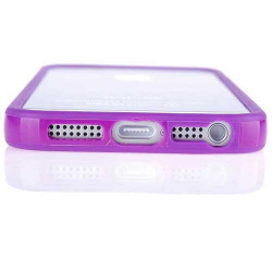 BUMPER LUXE mauve pour iPhone 5