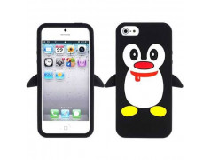 Coque PINGOUIN noire pour iPhone 5