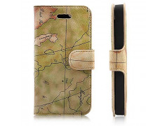 Etui cuir MAP portefeuille pour iPhone 5