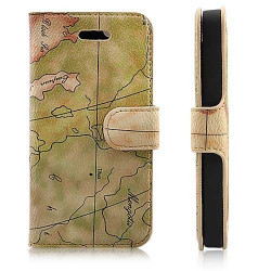 Etui cuir MAP portefeuille pour iPhone 5