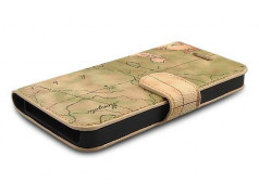 Etui cuir MAP portefeuille pour iPhone 5