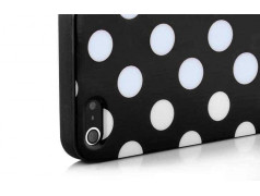 Coque POIS blanche pour iPhone 5