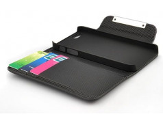 Etui cuir PURSE noir pour iPhone 5