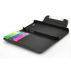 Etui cuir PURSE noir pour iPhone 5