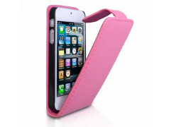 Etui cuir rose pour iPhone 5