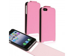 Etui cuir rose pour iPhone 5