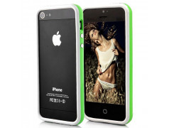 BUMPER LUXE vert et blanc pour iPhone 5