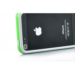 BUMPER LUXE vert et blanc pour iPhone 5