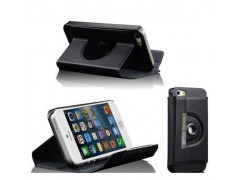 Etui cuir 360 noir pour iPhone 5