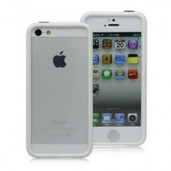 BUMPER LUXE blanc pour iPhone 5