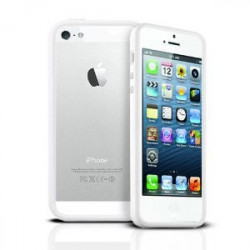 BUMPER LUXE blanc pour iPhone 5