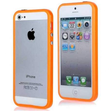 BUMPER LUXE orange pour iPhone 5