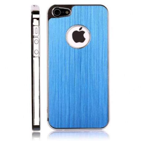 Coque ALUMINIUM bleue pour iPhone 5