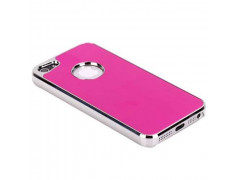 Coque ALUMINIUM rose pour iPhone 5