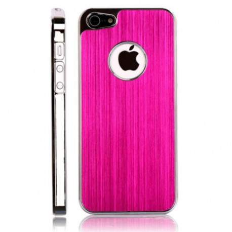 Coque ALUMINIUM rose pour iPhone 5