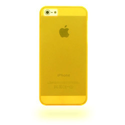 Coque CRYSTAL jaune pour iPhone 5